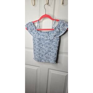 Abercrombie Kids Girls Crop Top Off Shoulder With Straps Size 11